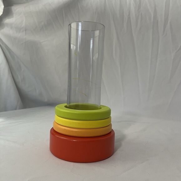 Lovevery Clear Tube With Stacking Rings Previously Found In Explorer Play Kit - Picture 1 of 6